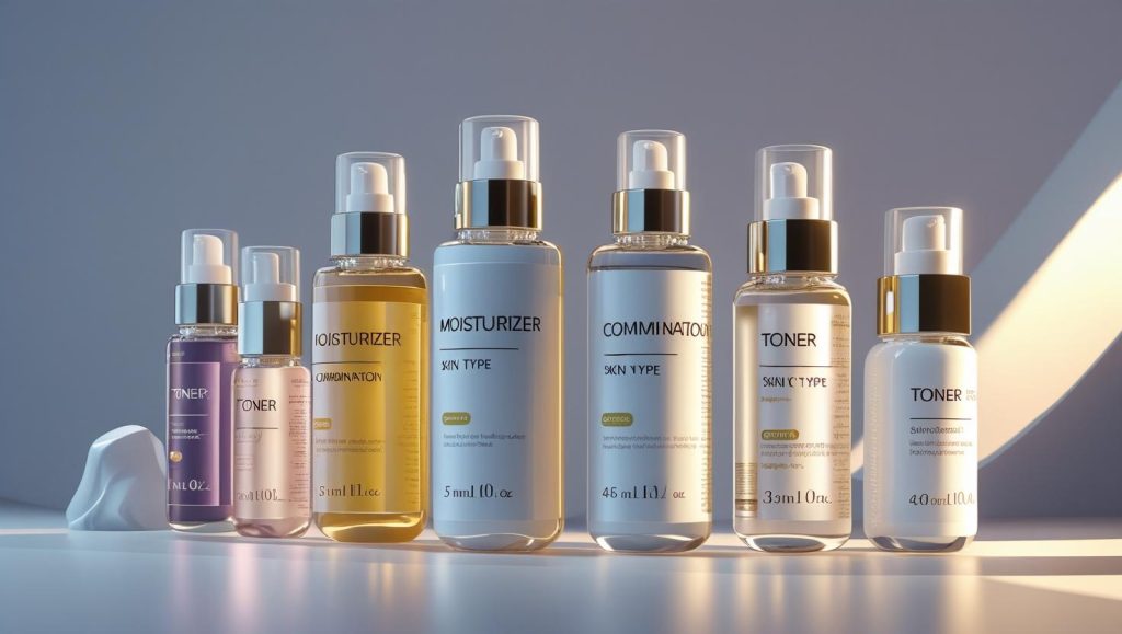 Hydrating Toner: Menghidrasi kulit dan menenangkan Exfoliating Toner: Mengandung AHA/BHA, untuk mengangkat sel kulit mati Balancing Toner: Menyeimbangkan pH dan produksi minyak Brightening Toner: Mencerahkan kulit dengan kandungan seperti niacinamide atau vitamin C